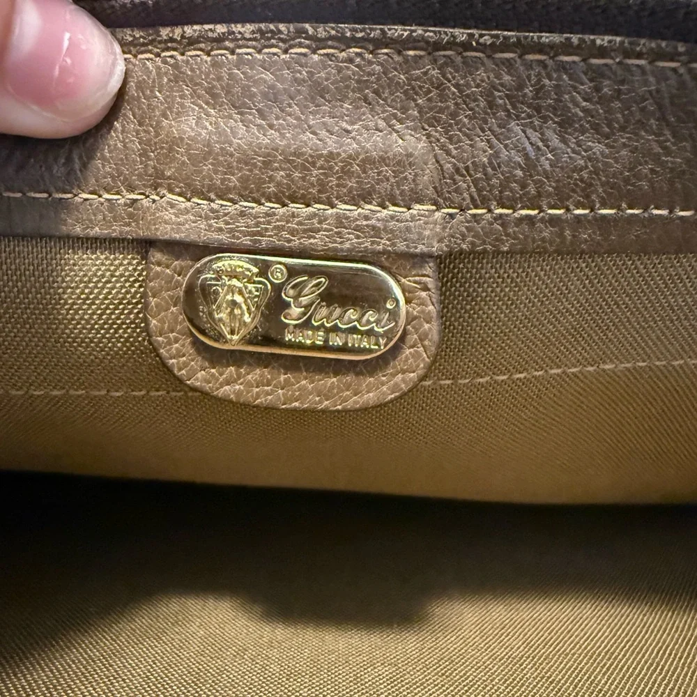 Authentic Vintage Gucci Monogram Ophidia Portfolio Toiletry Bag - Picture 9 of 9
